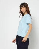 Women Regular Fit Crew-Neck Cotton T-Shirt - Image 2